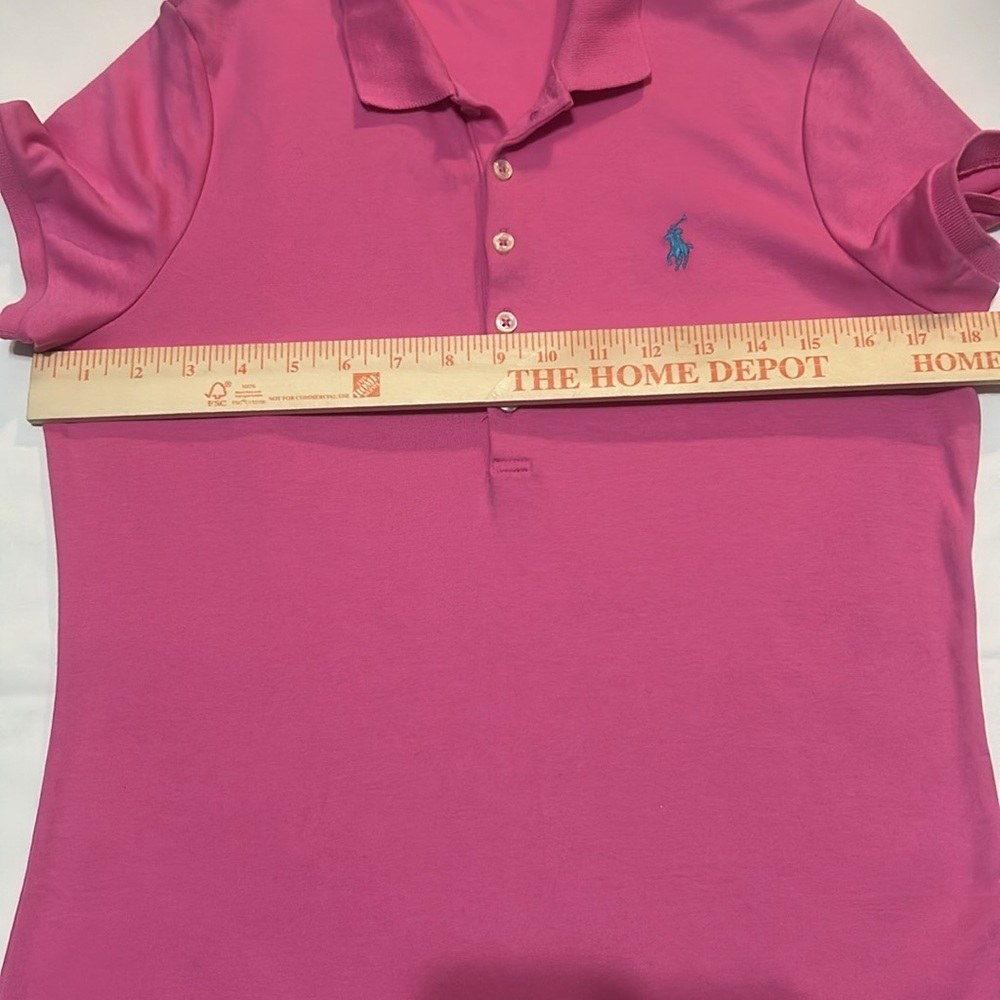 Ralph Lauren Pink Polo Shirt Dress Cotton size M like new - Picture 5 of 7